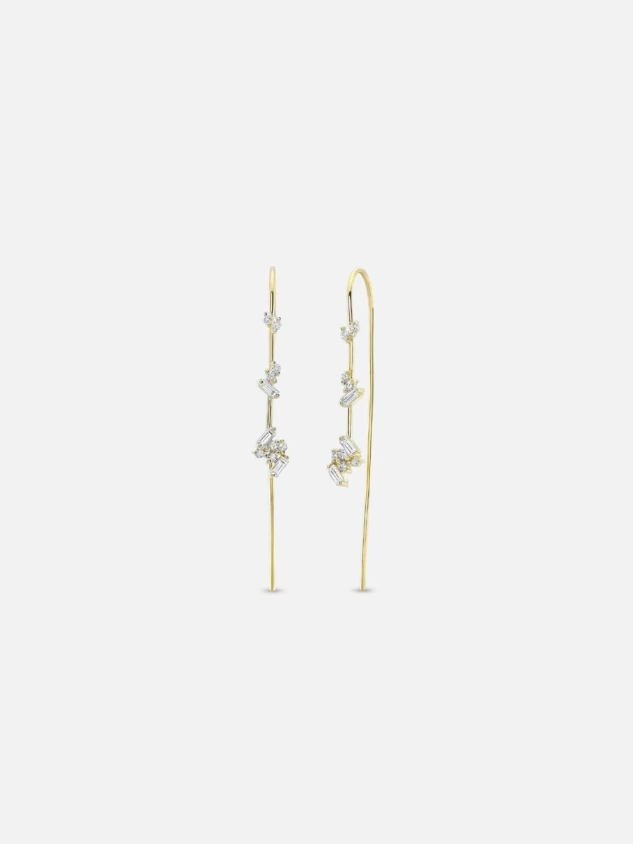 Meredith Young Luxe Diamond Threader Earrings – Elegant Fine Jewelry for Women
