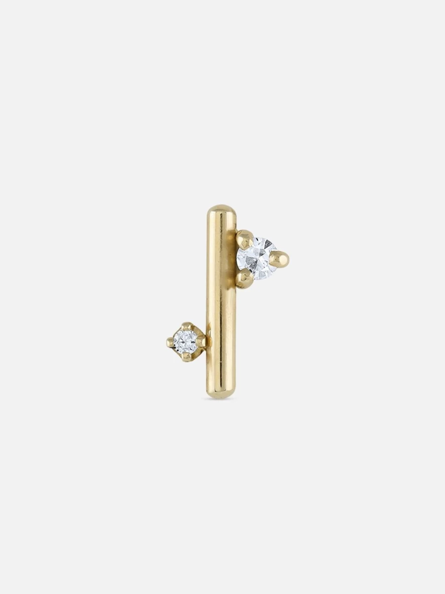 White Space Andromeda Stud Earrings - Minimalist Constellation Jewelry