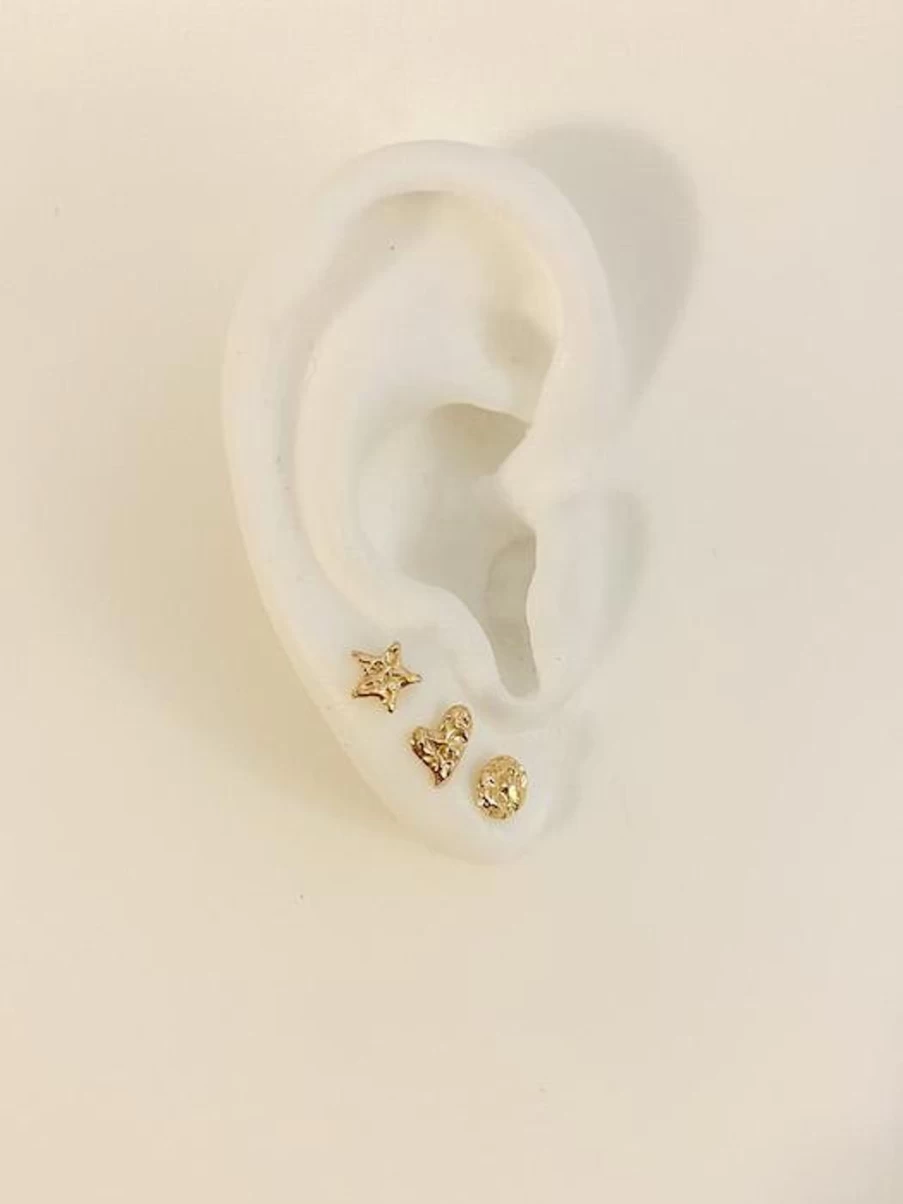 Mandy Reid 14K Yellow Gold Mini Star Stud Earrings