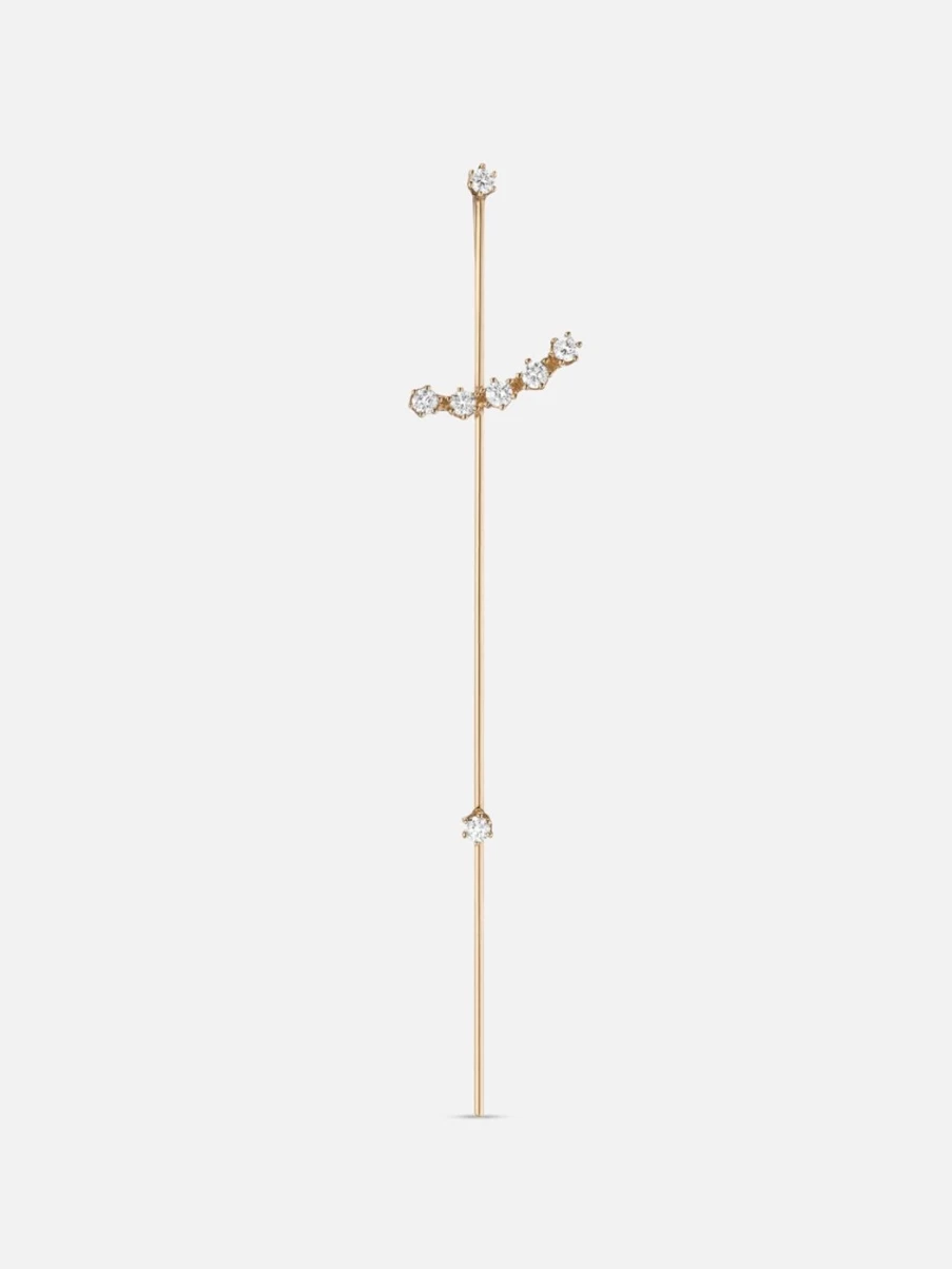 Labulgara Magic Wand Needle Earrings - Unique Handcrafted Jewelry for Women
