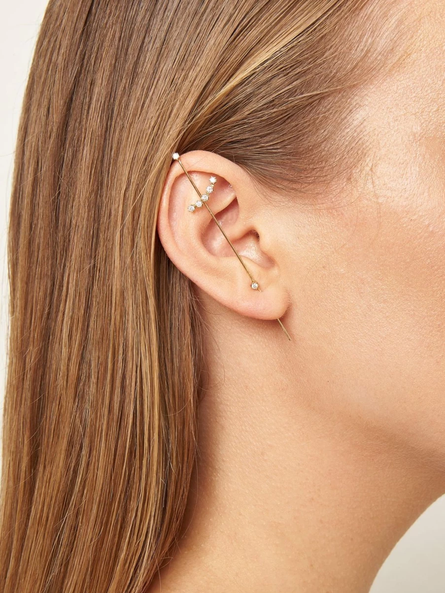 Labulgara Magic Wand Needle Earrings - Unique Handcrafted Jewelry for Women