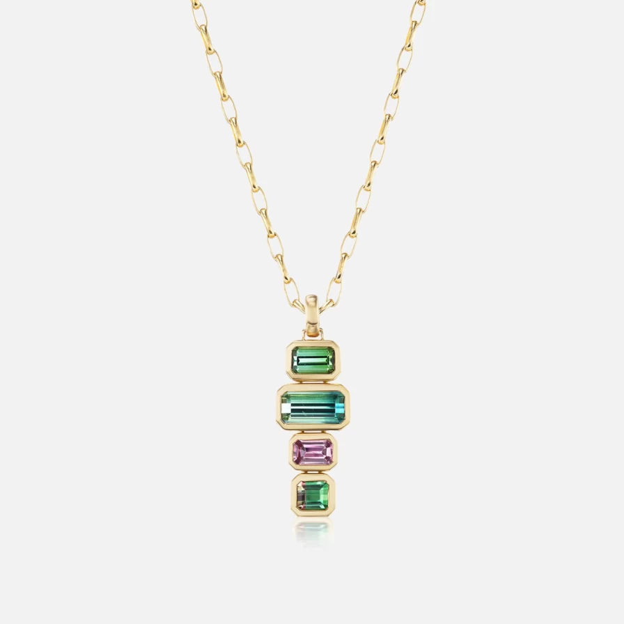 Akaila Reid Stack Necklace - Layered Gold Necklace for Women, Minimalist Dainty Jewelry Gift
