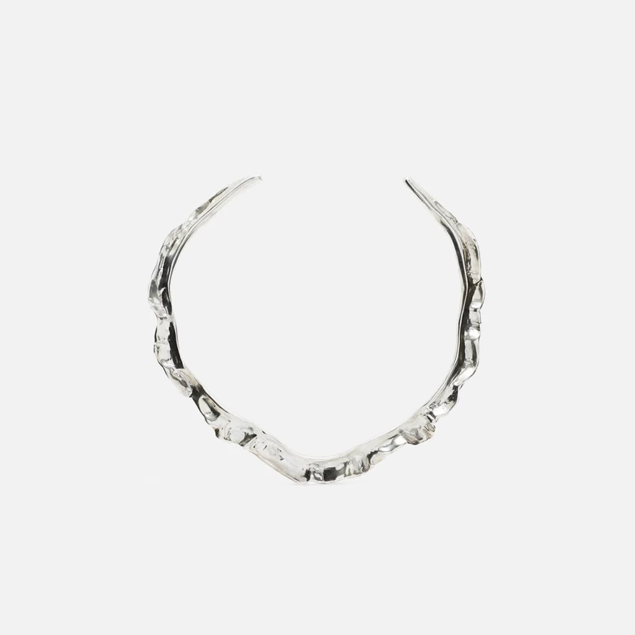 Ariana Boussard-Reifel Manus Collar Necklace - Handcrafted Gold Statement Necklace for Women