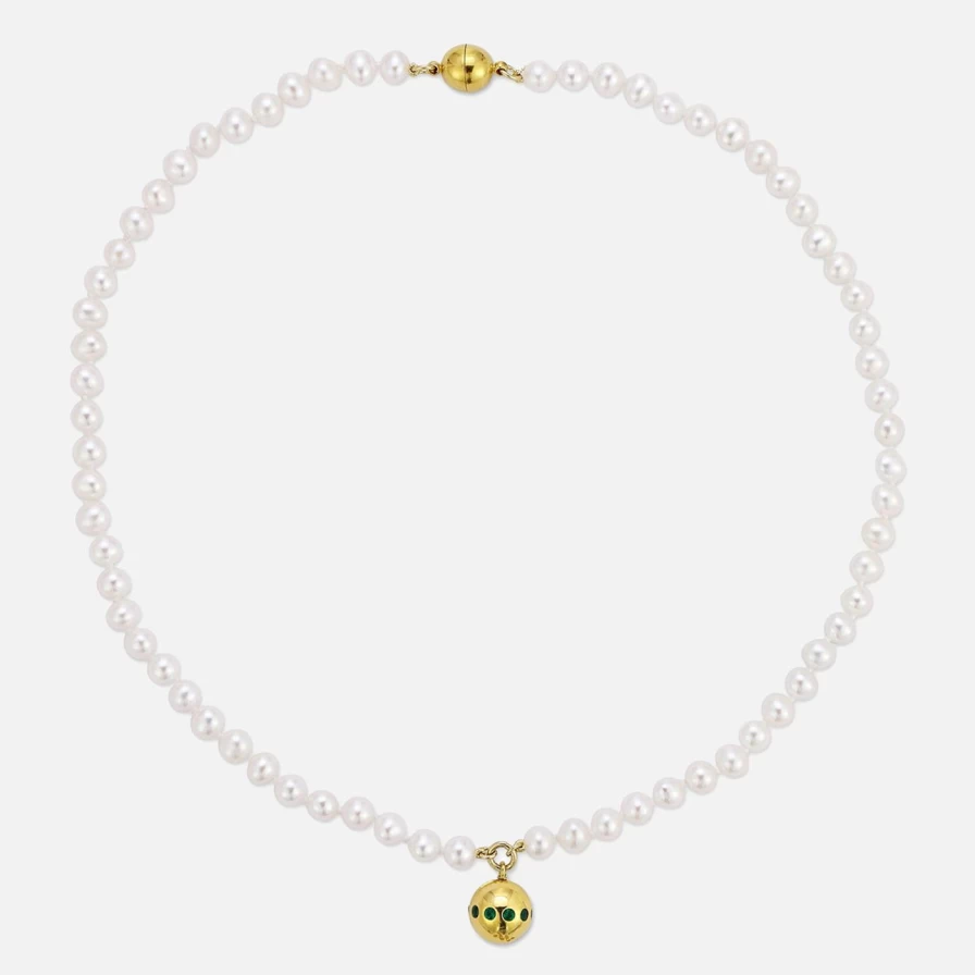 Monbouquette Nuni Clover Necklace in Gold - Elegant Four Leaf Clover Pendant