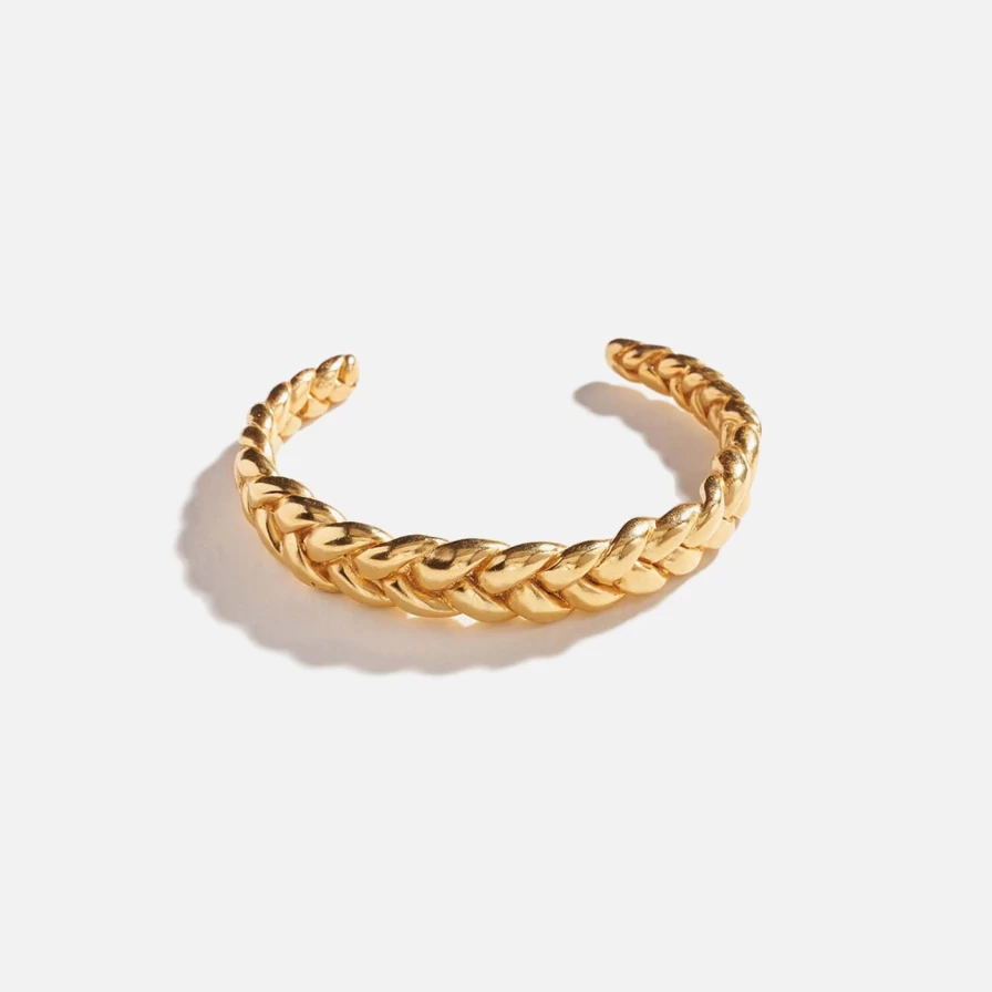 Pamela Love Fashion Pythia Cuff Bracelet - Elegant Gold-Tone Bangle for Women