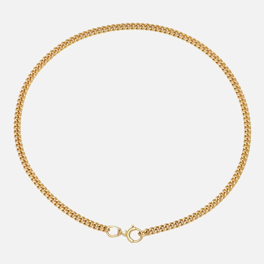 Kimberly Doyle Heavy Curb Chain Necklace - Bold Sterling Silver Chunky Link Chain for Men & Women