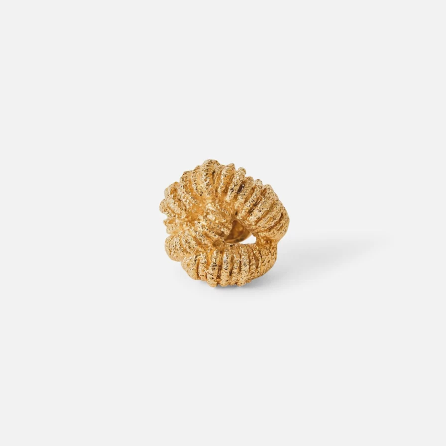 Paola Sighinolfi Era Ring - Elegant Gold-Plated Stackable Ring for Women
