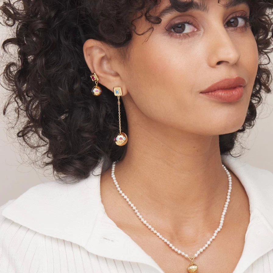 Monbouquette Chubby Hot Drops Gold Lip Gloss - High Shine Luxury Lipstick