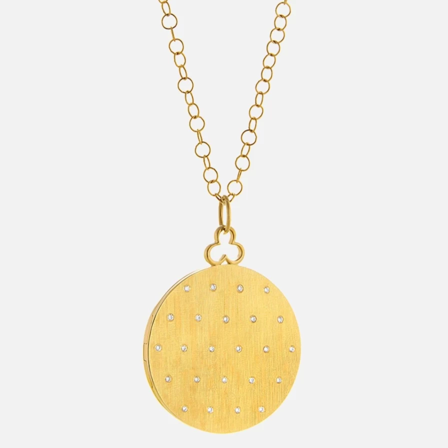 "Devon Woodhill Large Jane Locket - Elegant Vintage Necklace for Women"