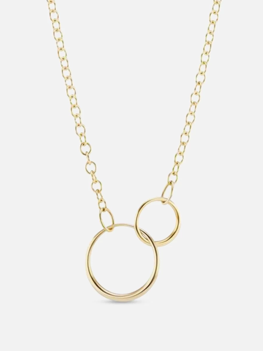 "The Gild Bestie Necklace in Yellow Gold – Timeless Friendship Jewelry"