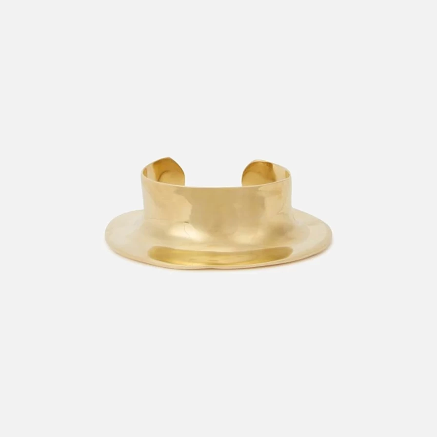 Ariana Boussard-Reifel Despina Cuff Bracelet - Elegant Gold Plated Bangle for Women