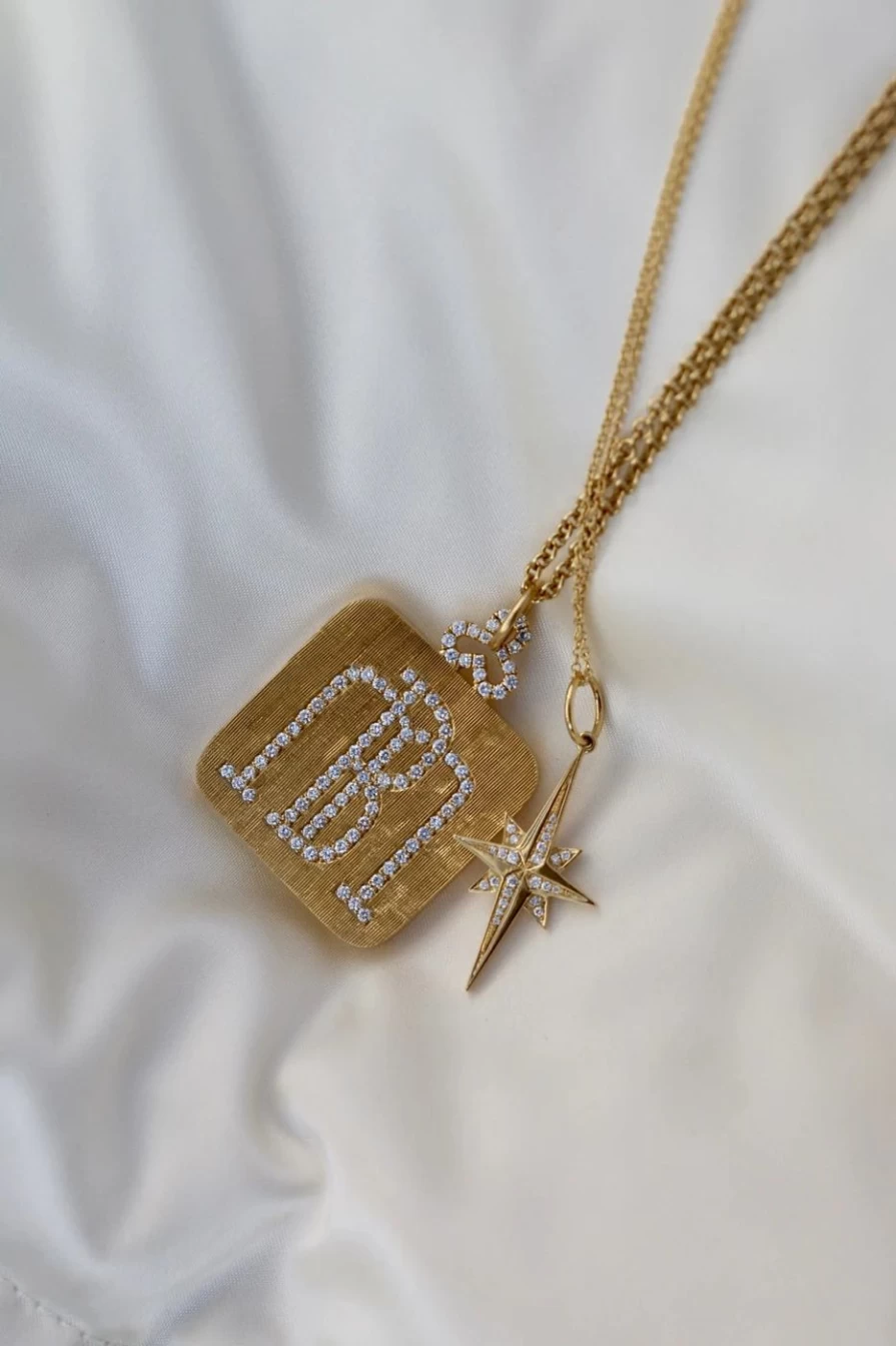 Devon Woodhill Small Stellar Necklace - Elegant Minimalist Star Pendant Jewelry for Women