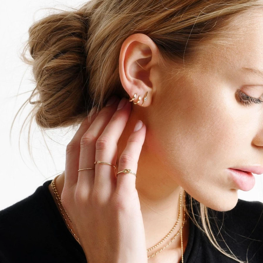 Ariel Gordon Jewelry Petite Hoops - Elegant Small Gold Hoop Earrings for Women