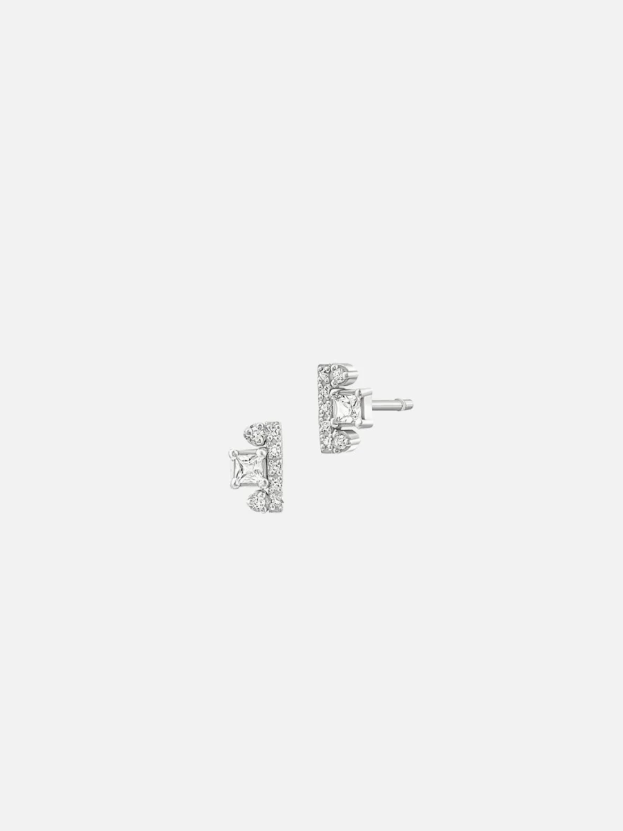 Meredith Young Topaz and Diamond Stud Earrings – Premium Gemstone Jewelry