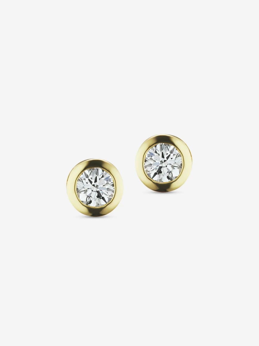 The Gild Yellow Gold Diamond Confetti Stud Earrings