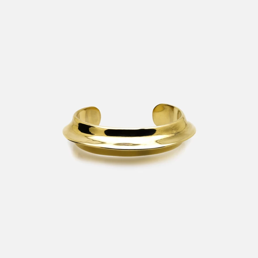 Ariana Boussard-Reifel Laran Cuff Bracelet - Elegant Gold Plated Bangle for Women
