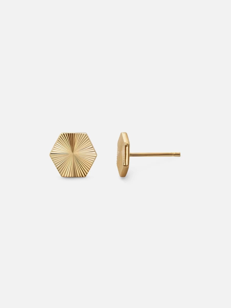 Alice Pierre Studio Hex Studs - Premium Fashion Earrings for Women
