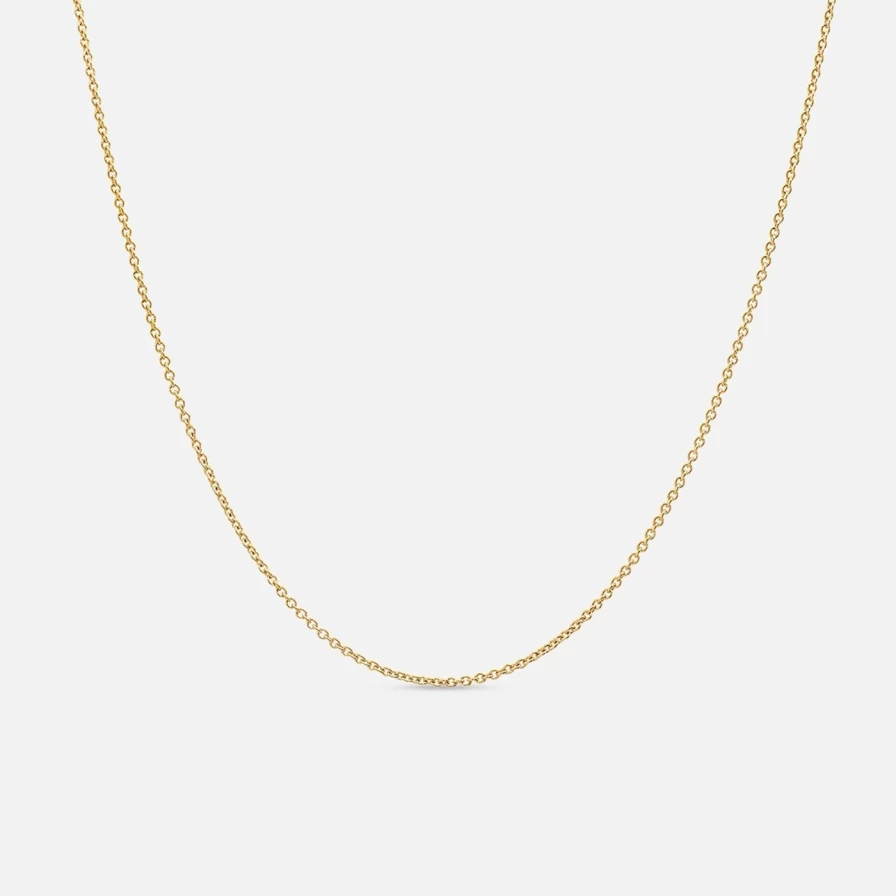 "Kimberly Doyle 1mm Cable Chain - Premium Fine Jewelry Chain for Crafting & DIY"