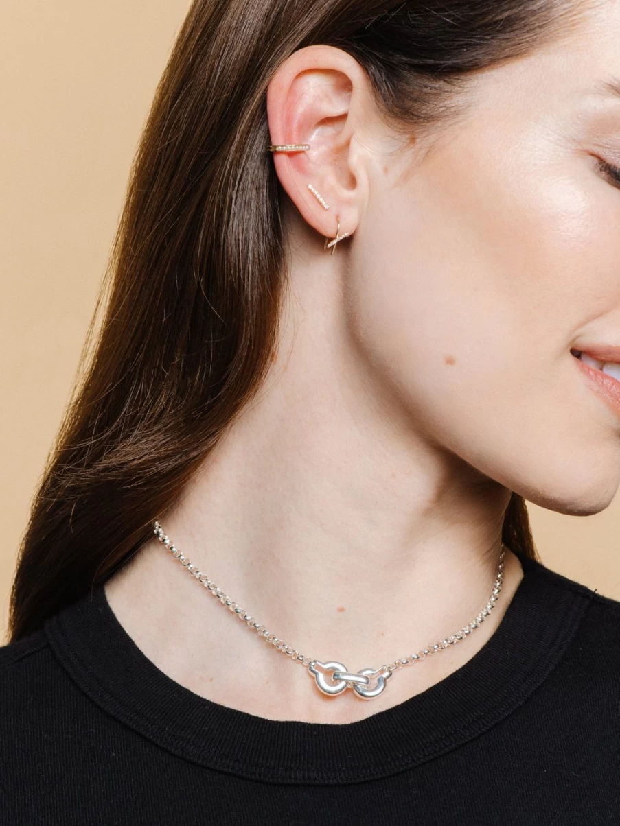 Hirotaka Small Caviar Pearl Ear Cuff - Elegant Pearl Studded Ear Cuff for Women