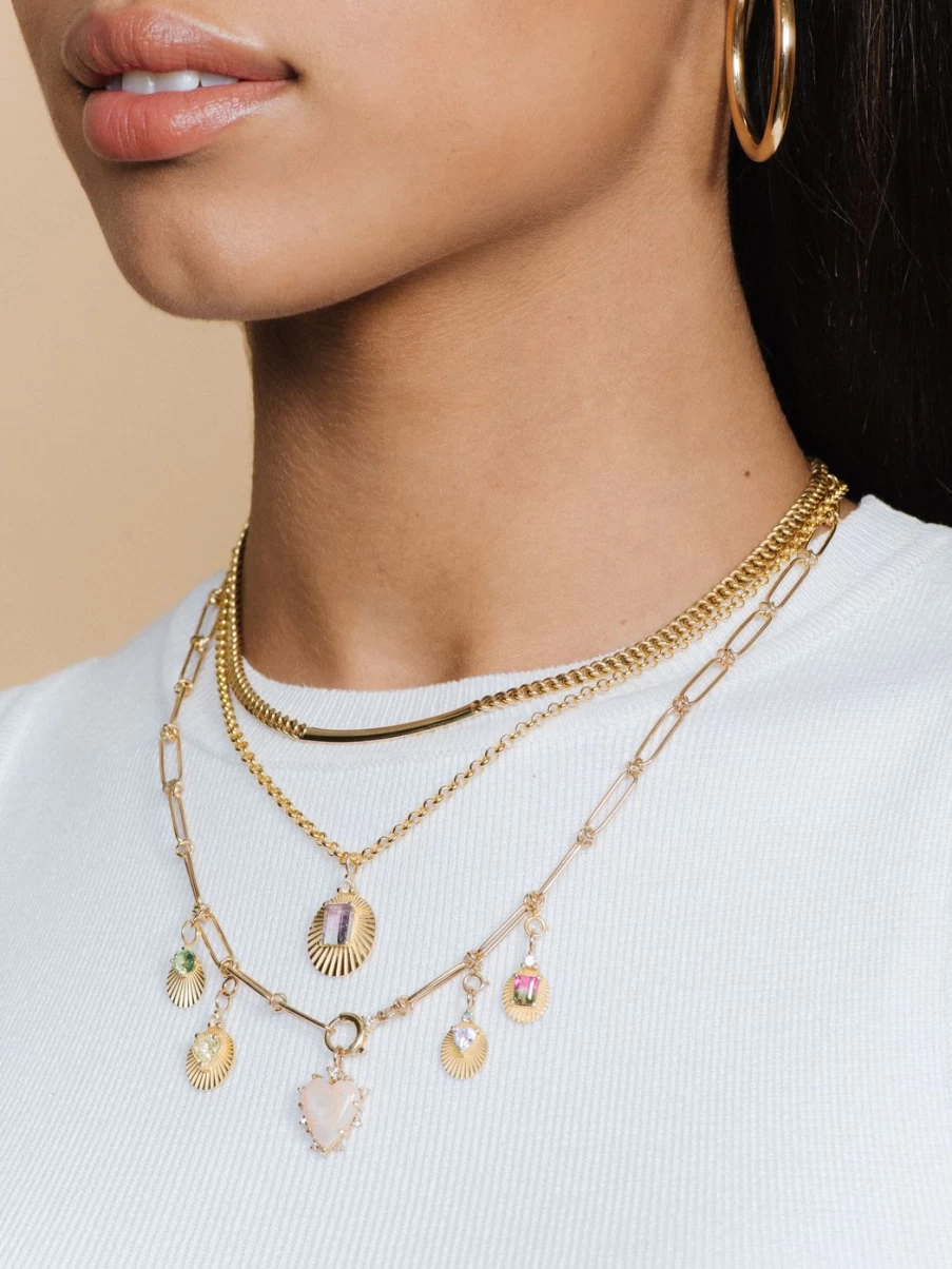 "Stacy Nolan Chain ID Necklace - Personalized Name Necklace for Women"