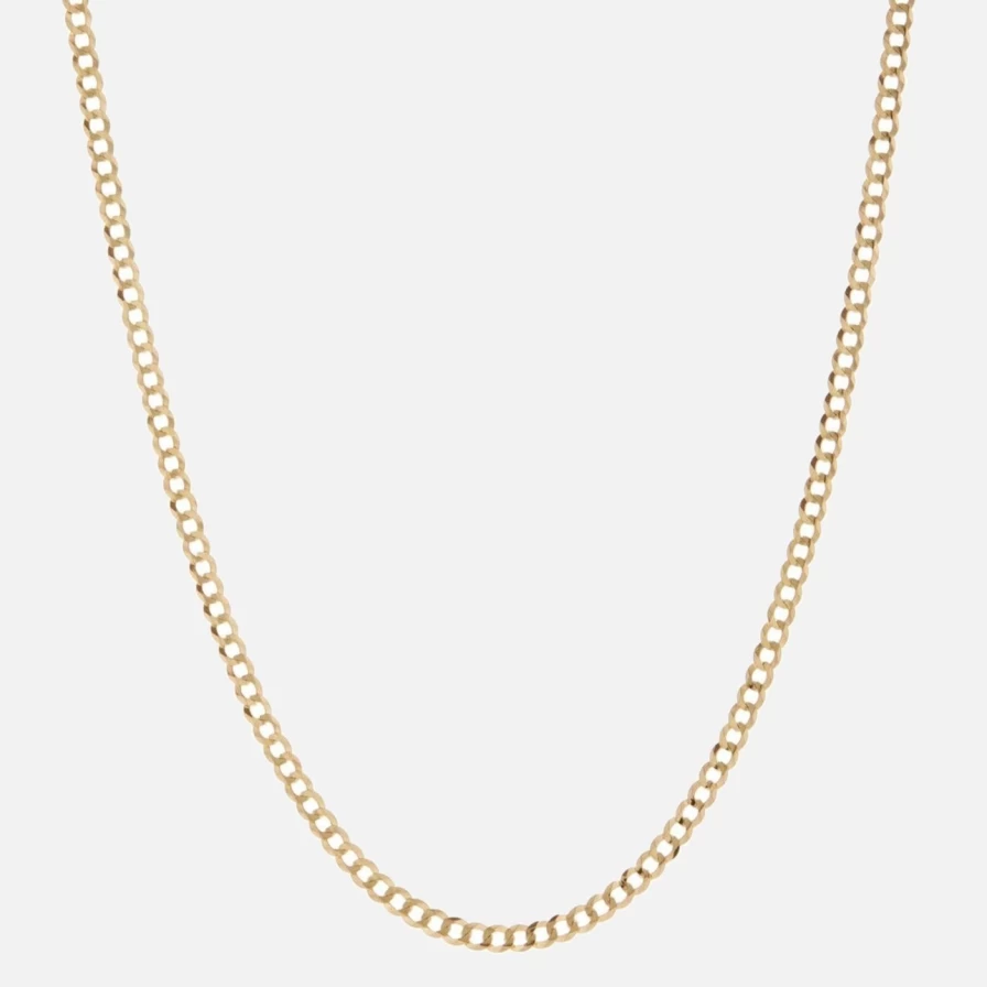 Ariel Gordon Jewelry Cuban Layering Chain - 14K Gold Plated Men's & Women's Necklace