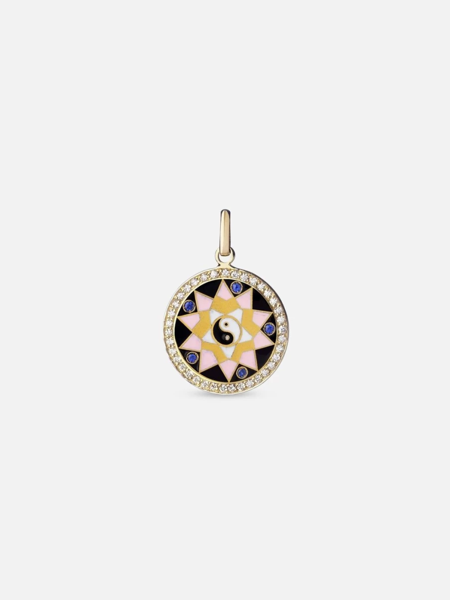 Spallanzani Diamond Health Believe Pendant Necklace for Wellness and Elegance