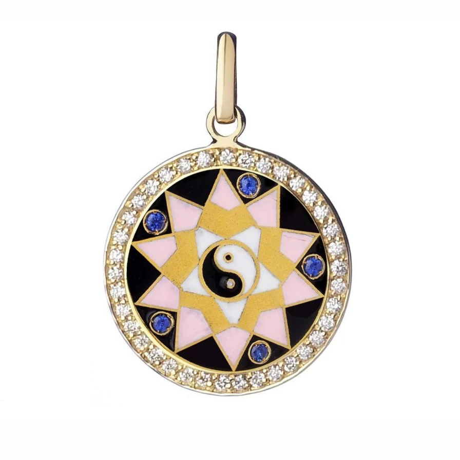 Spallanzani Diamond Health Believe Pendant Necklace for Wellness and Elegance