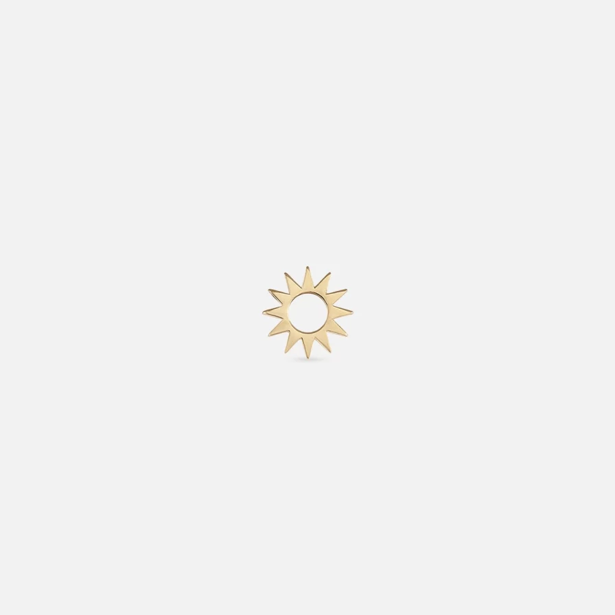 "EMBLM Fine Jewelry 14K Yellow Gold Spur Stud Earrings for Men and Women"