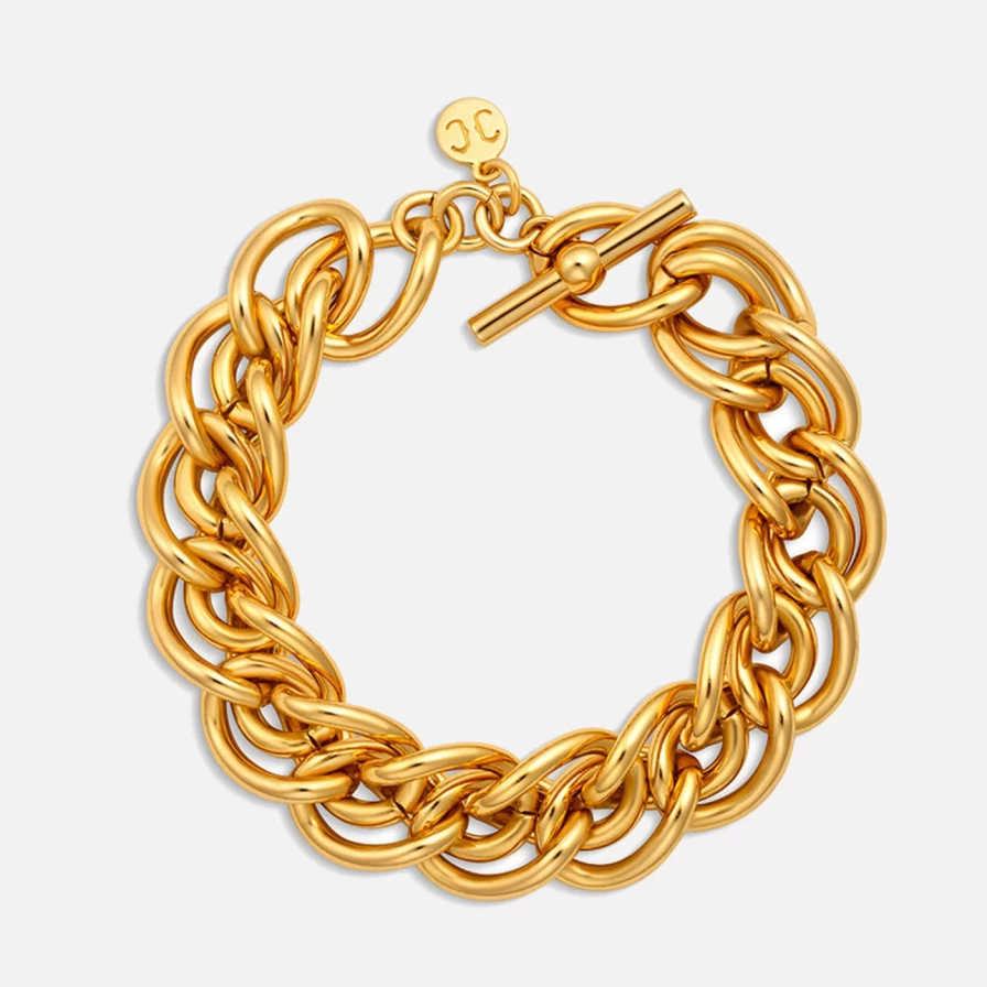 Christina Caruso Sterling Silver Braided Chain Bracelet for Women - Elegant Italian Jewelry Gift