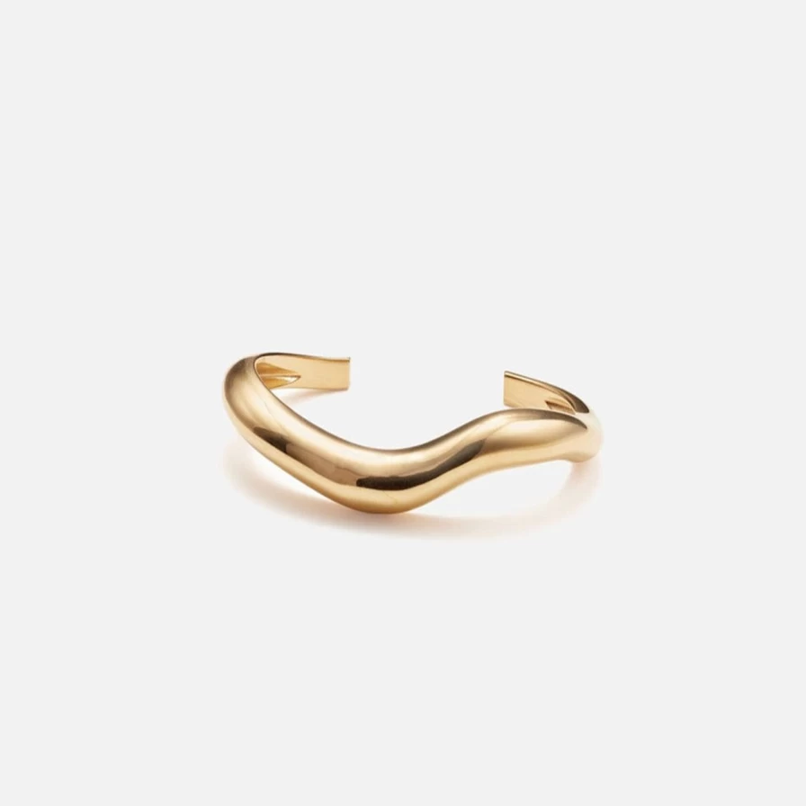 AGMES Sterling Silver Medium Astrid Cuff Bracelet