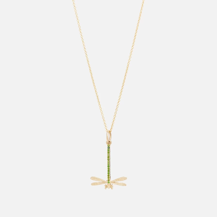 Talon Jewelry Dragonfly Pendant - Elegant Flirting Dragonfly Necklace for Women