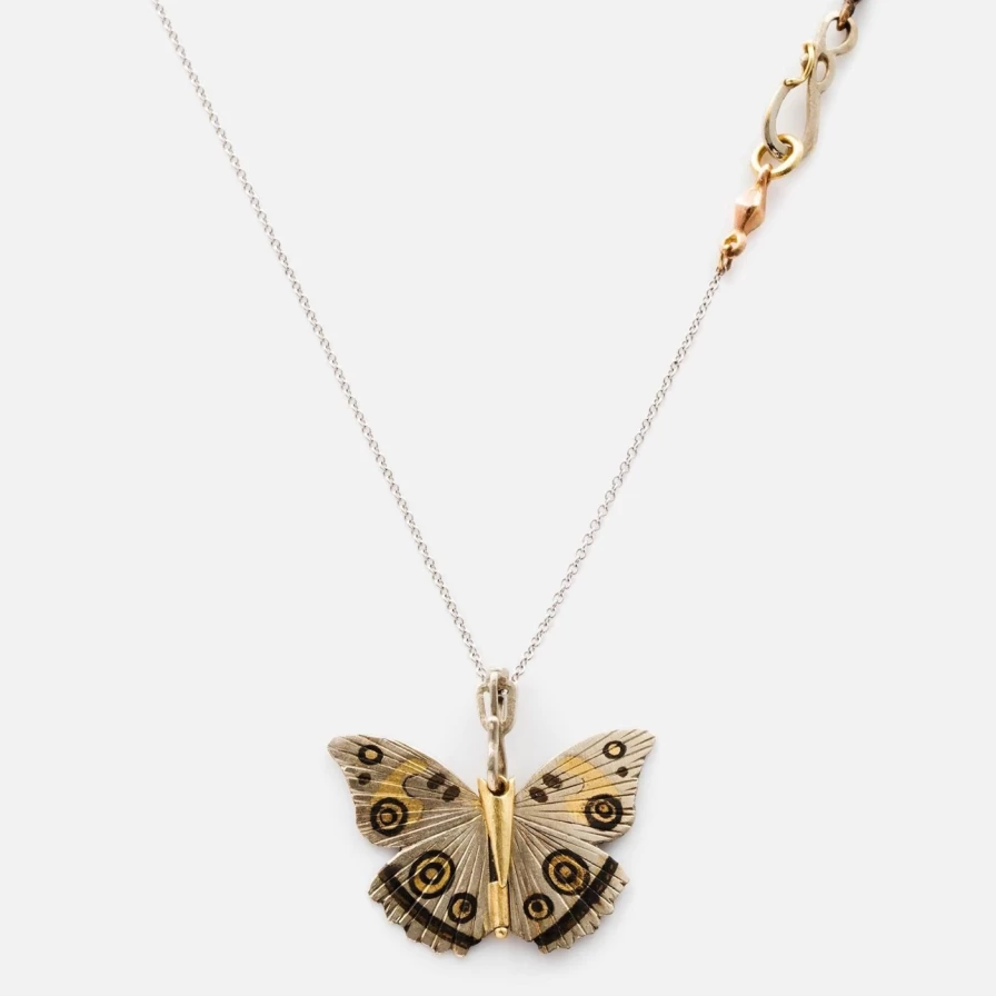 James Banks Design White Buckeye Seed Necklace - Handmade Natural Botanical Jewelry