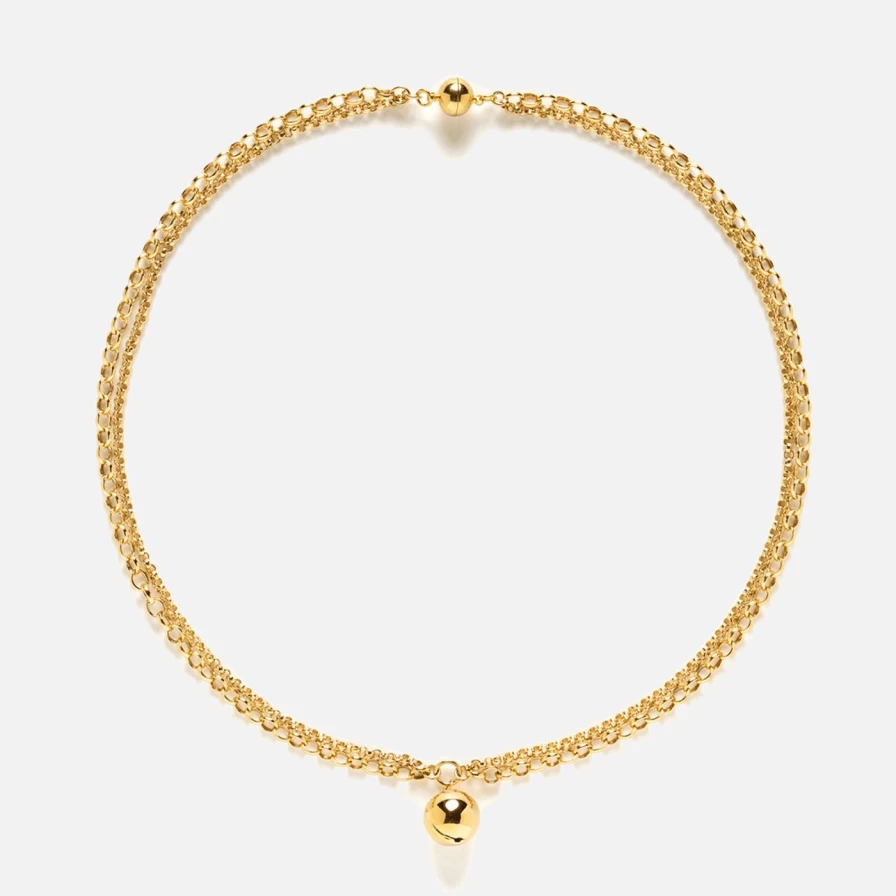 Monbouquette Katie Essential Necklace - Elegant & Minimalist Pendant for Women