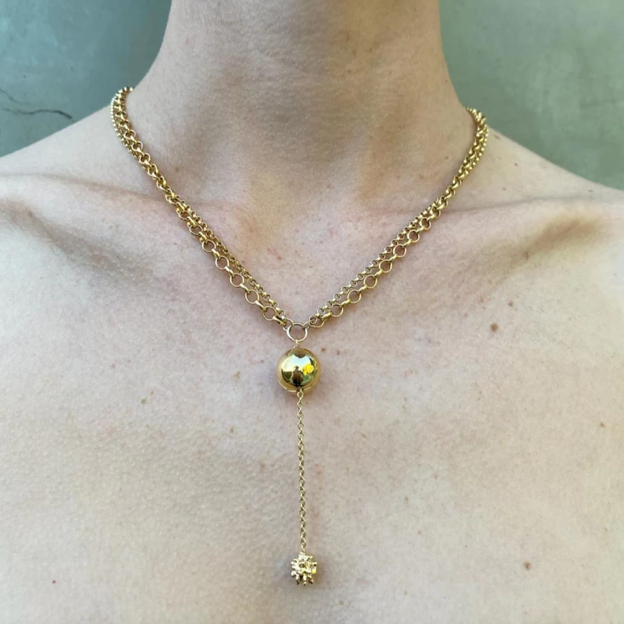 Monbouquette Katie Essential Necklace - Elegant & Minimalist Pendant for Women