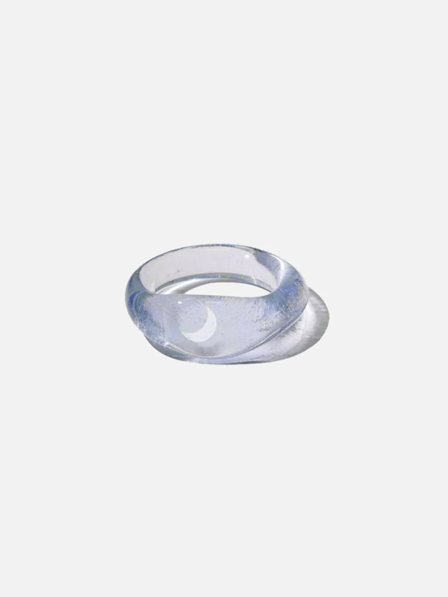 "CLED Moon Signet Ring - Sterling Silver Zodiac Jewelry for Women & Men"