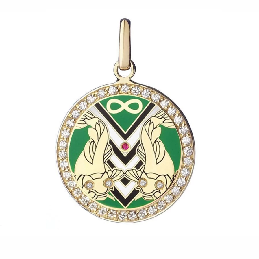 Spallanzani Diamond Believe Pendant - Elegant Jewelry for Women