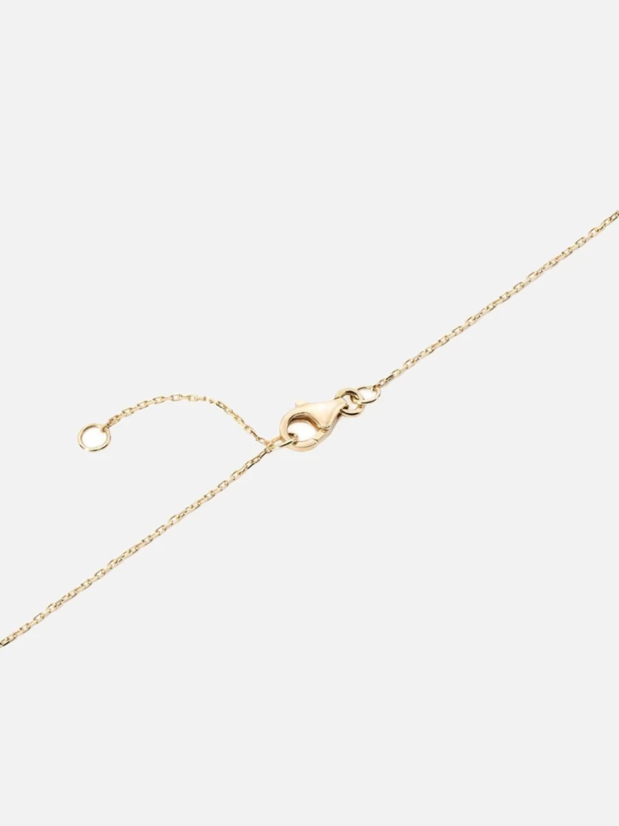 Noor Shamma Cipresso Yellow Gold Necklace for Women - Elegant 18K Gold Pendant