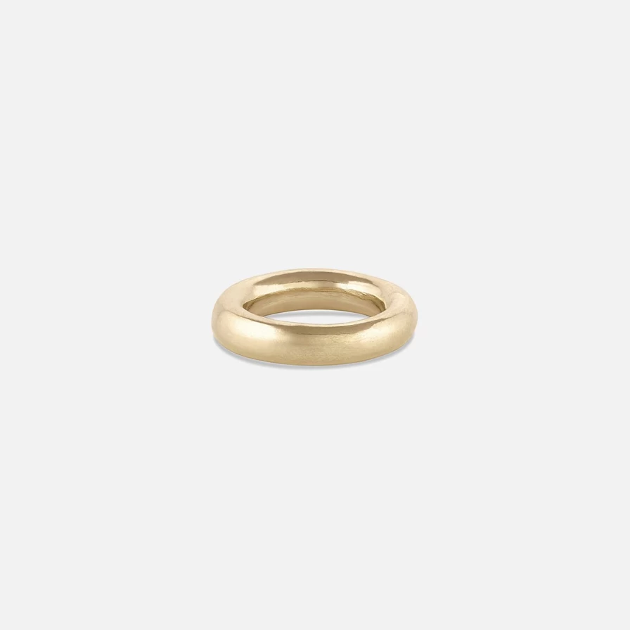 EMBLM Fine Jewelry 14K Yellow Gold Orbit Ring – Elegant Stackable Ring for Women