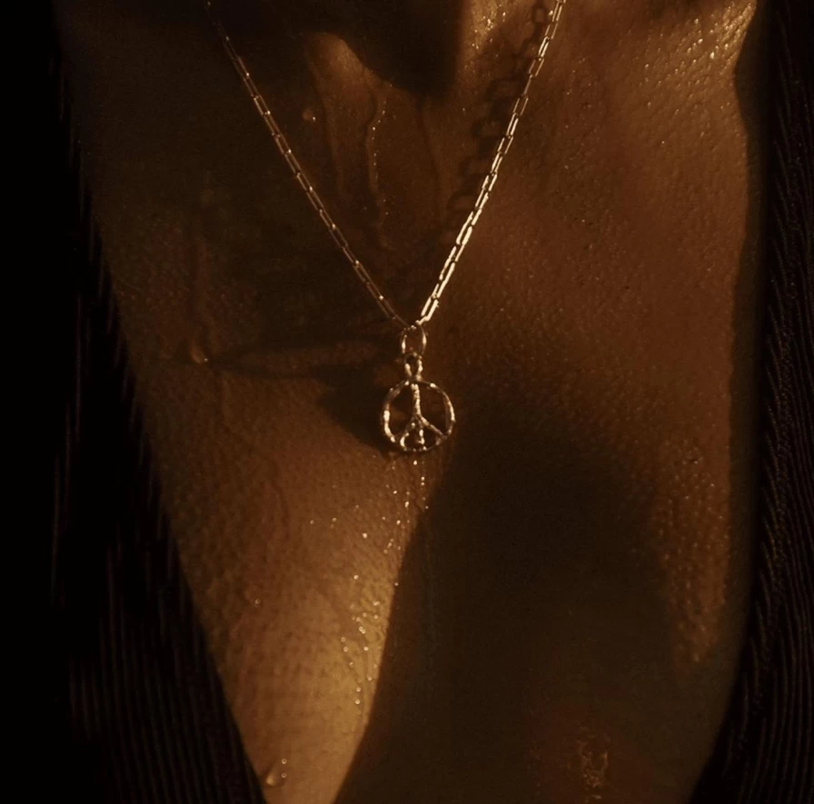Mandy Reid Gold Peace Charm Pendant - Elegant Jewelry for Women