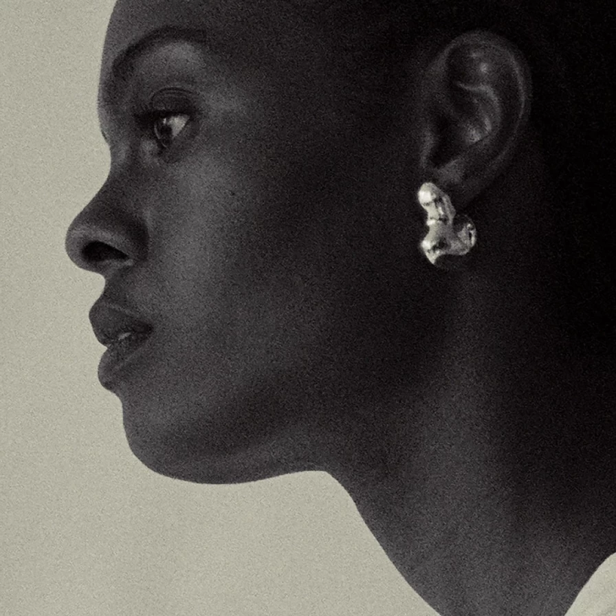 AGMES Sterling Silver Bubble Hoops Earrings