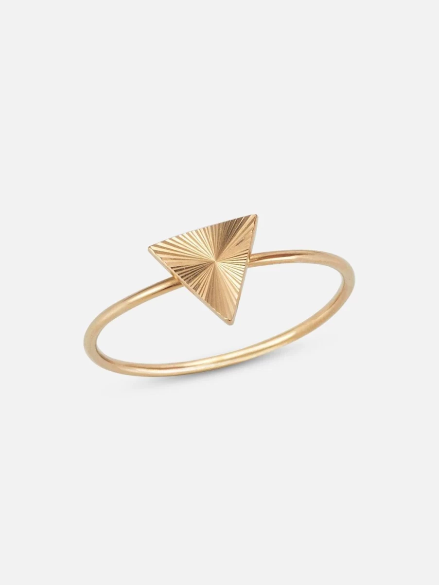 Alice Pierre Starburst Triangle Geometric Statement Ring