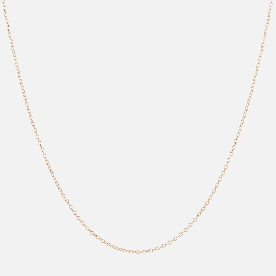 Ariel Gordon Jewelry 1mm Cable Chain Necklace - Delicate Gold or Silver Chain for Women
