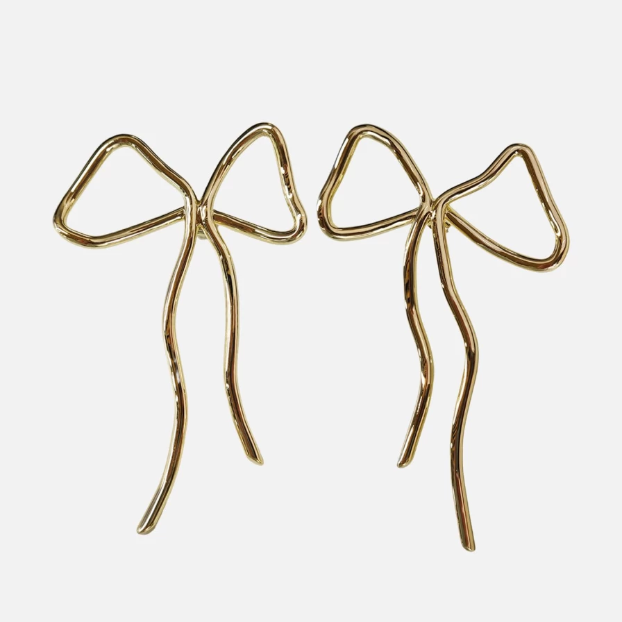 Anita Berisha Elegant Bow-Shaped Earrings – Stylish Women’s Jewelry Accessories
