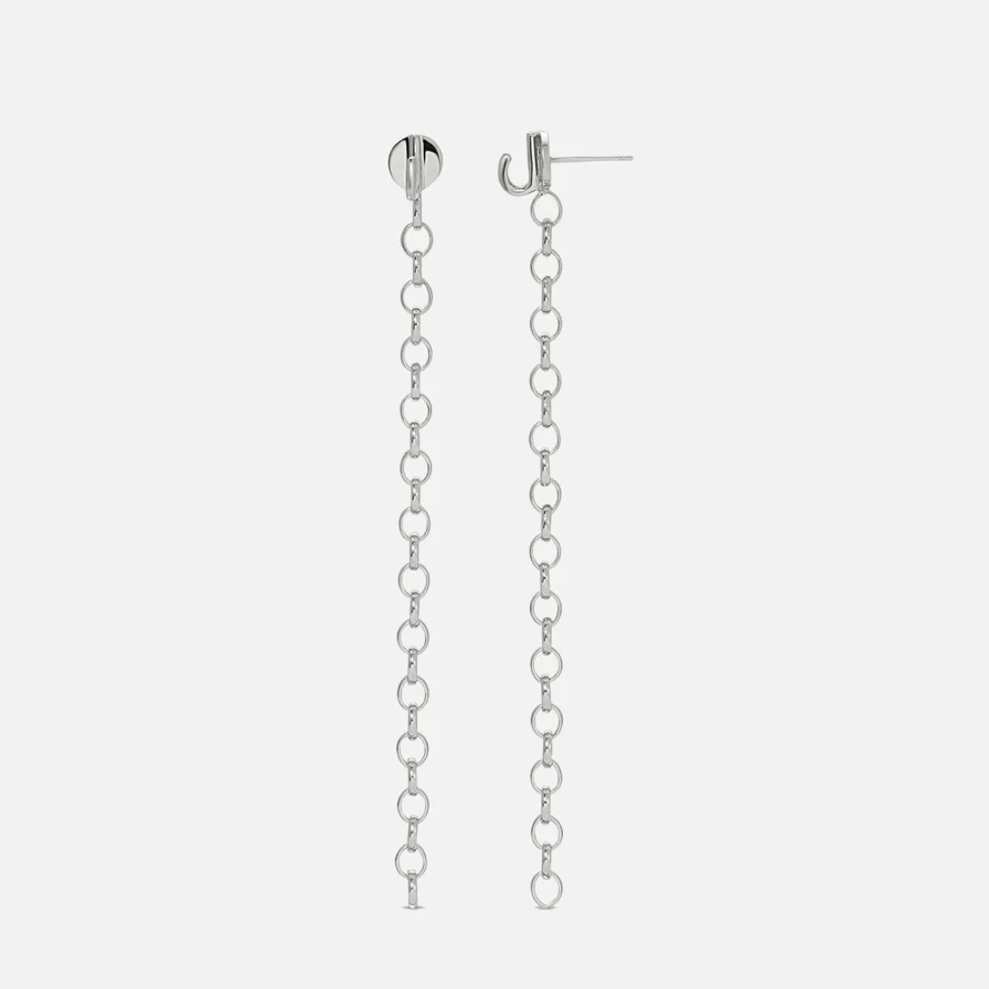 Monbouquette Gold Hooked Stud Earrings for Women - Minimalist Dainty Earrings for Everyday Wear