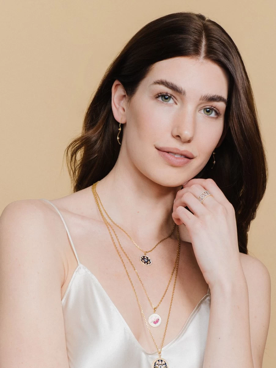 Spallanzani Diamond Protection Believe Pendant Necklace for Women