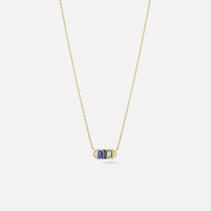 ParkFord Mini Arc Necklace - Elegant Deep Sea Inspired Jewelry for Women
