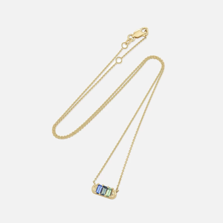 ParkFord Mini Arc Necklace - Elegant Deep Sea Inspired Jewelry for Women