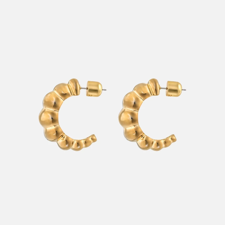 Christina Caruso Handcrafted Tufted Earrings – Unique Textured Wool & Thread Dangle Earrings for Women