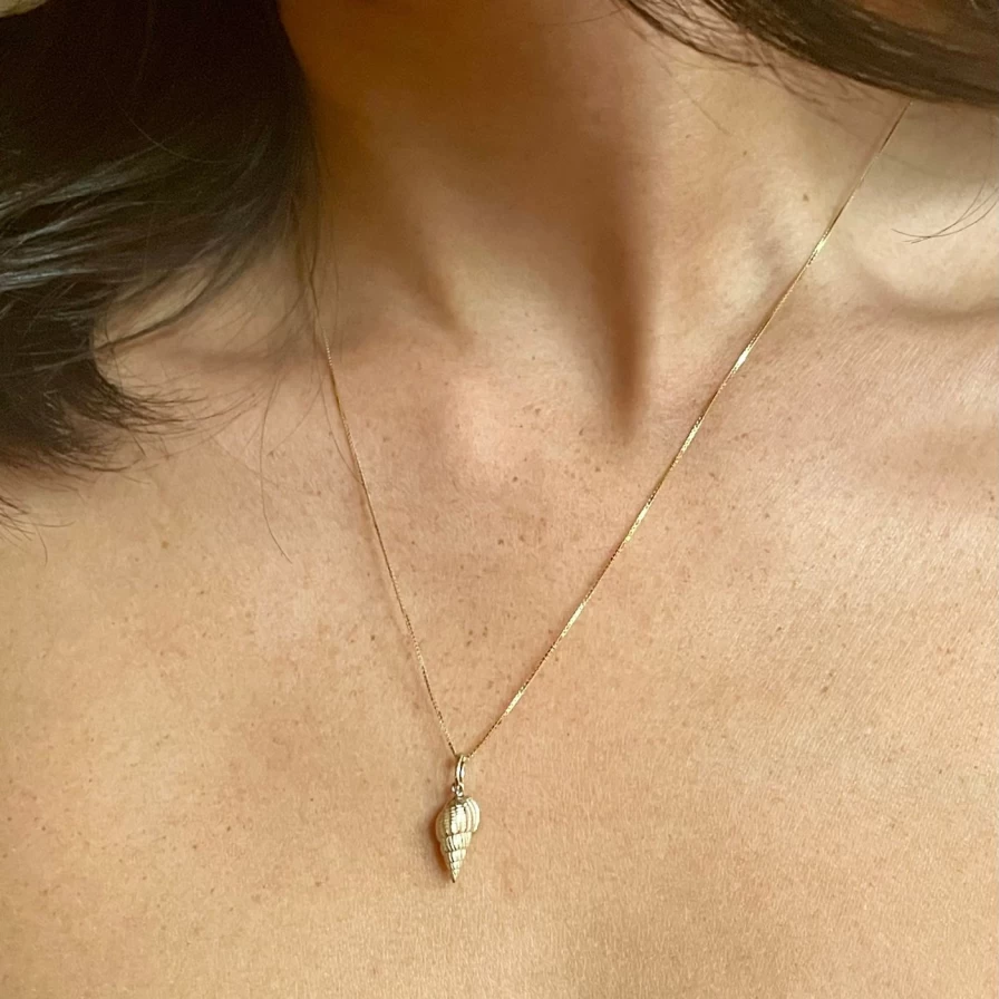 14K Yellow Gold Hydra Necklace by Selin Kent | Elegant Mythological Jewelry