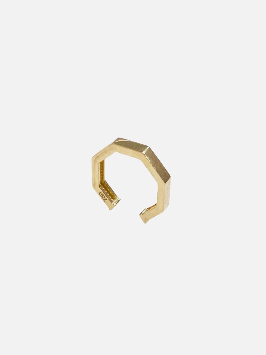 Noor Shamma Octagon Ear Cuff - Unique Geometric Ear Cuff Jewelry for Women